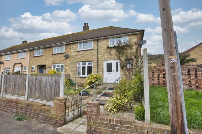 Thumbnail End terrace house for sale in Old Folkestone Road, Dover