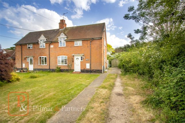 Semi-detached house for sale in Mill Road, Boxted, Colchester, Essex