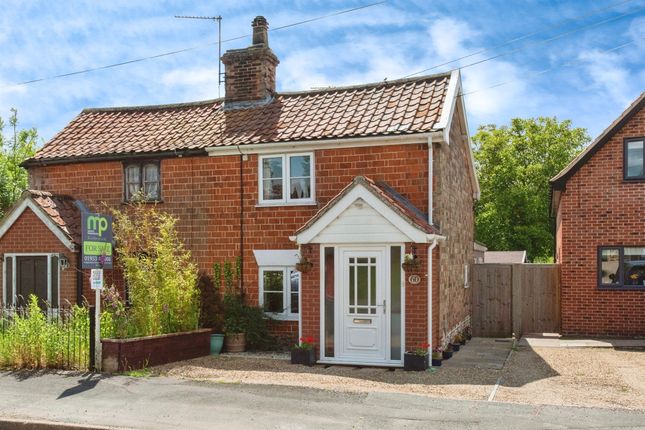 Thumbnail Semi-detached house for sale in The Street, Bridgham, Norwich