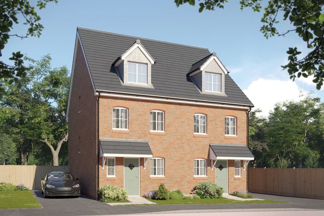 Thumbnail Semi-detached house for sale in "The Fletcher" at The Wood, Longton, Stoke-On-Trent