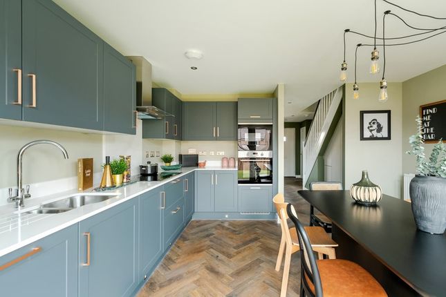 A Modern Kitchen With Ample Storage Space