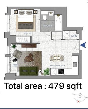 Thumbnail Flat for sale in Apartment 1408, 7 Cendal Crescent