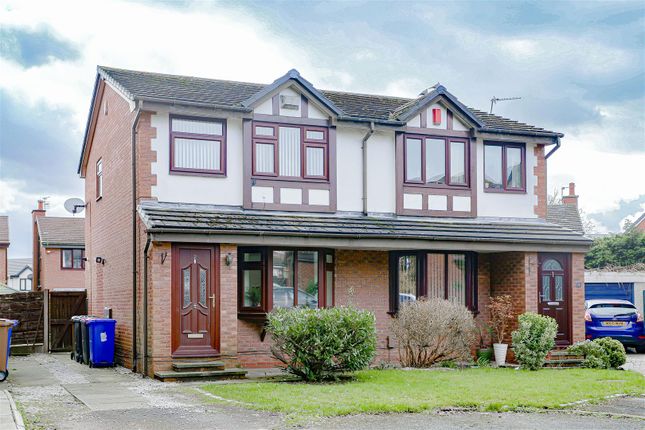 Thumbnail Semi-detached house for sale in Carder Close, Swinton, Manchester