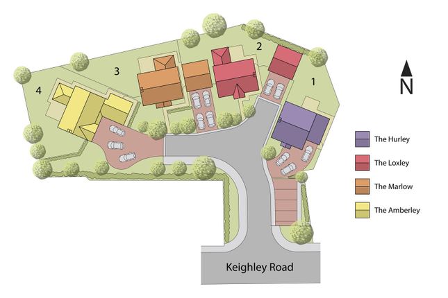 Detached house for sale in The Loxley, The Brambles, Off Keighley Road, Laneshawbridge