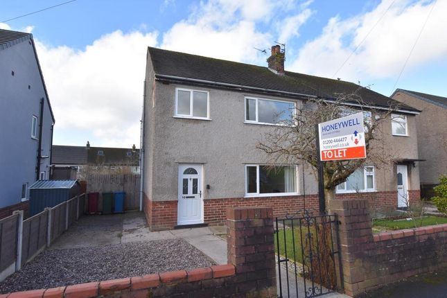 Thumbnail Semi-detached house to rent in Mayfield Avenue, Clitheroe, Lancashire