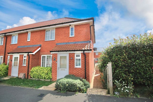 Thumbnail End terrace house for sale in Corminster Avenue, Aylesham, Canterbury