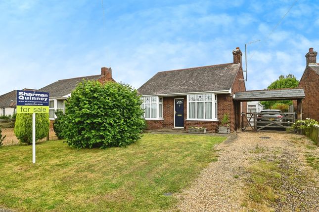 Thumbnail Detached bungalow for sale in Church Drove, Outwell, Wisbech