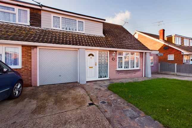 Thumbnail Semi-detached house for sale in Edith Road, Canvey Island, - No Onward Chain