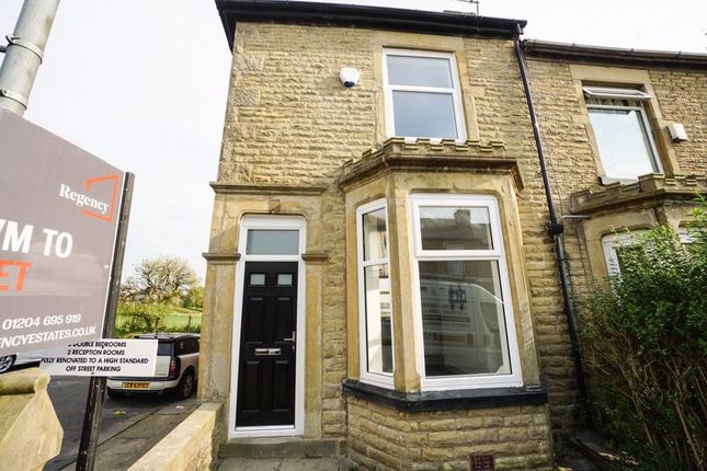 Thumbnail End terrace house to rent in Crown Lane, Horwich, Bolton