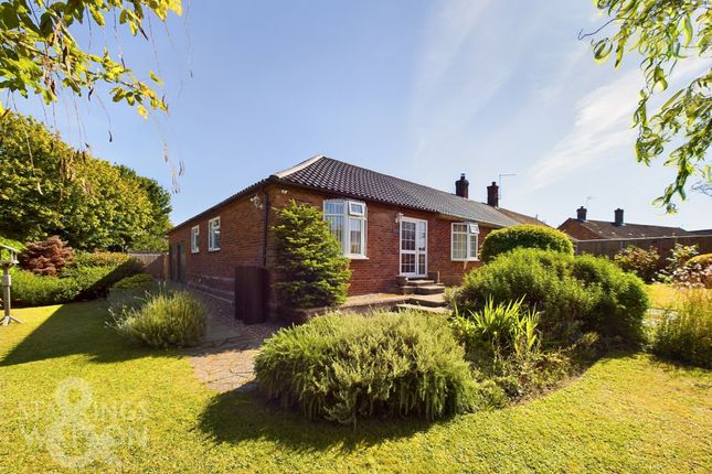 Thumbnail Semi-detached bungalow for sale in Hockering Lane, Bawburgh, Norwich