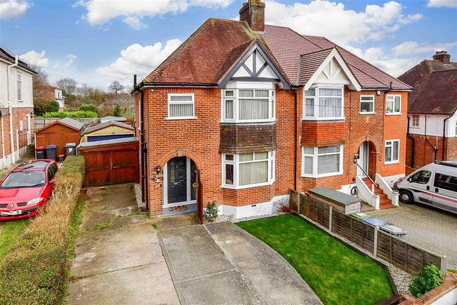 Semi-detached house for sale in Richmond Gardens, Canterbury, Kent