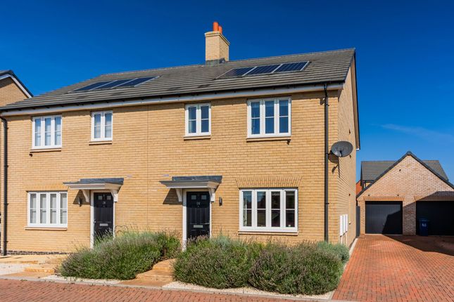 Thumbnail Semi-detached house for sale in Hawking Way, Cottenham