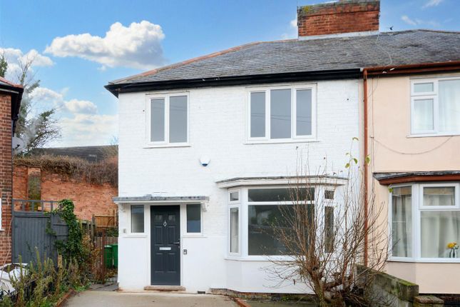 Semi-detached house for sale in Cramworth Grove, Sherwood, Nottingham