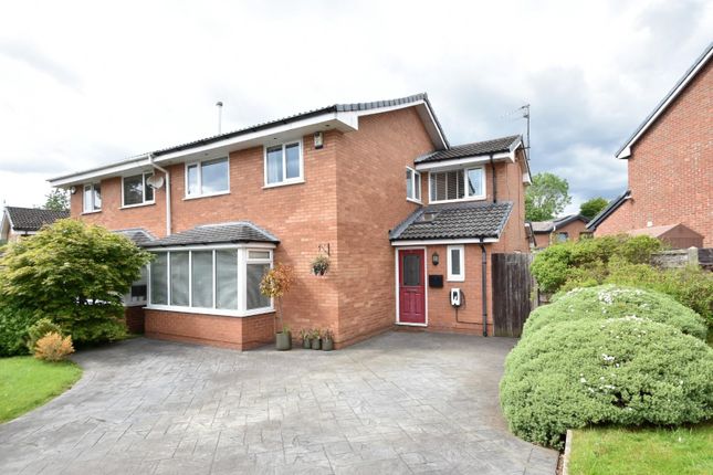Thumbnail Semi-detached house for sale in Greenheys Crescent, Greenmount, Bury