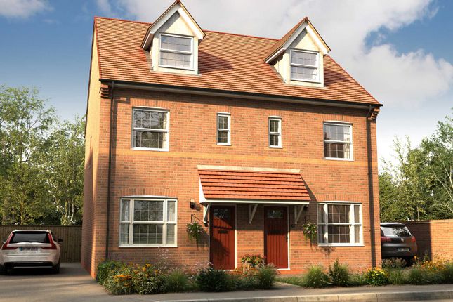 Thumbnail Town house for sale in "The Makenzie" at Kempshott Hill, Kempshott, Basingstoke