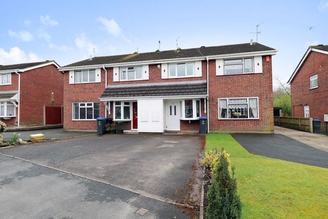 Thumbnail Town house for sale in Hams Close, Biddulph, Stoke-On-Trent