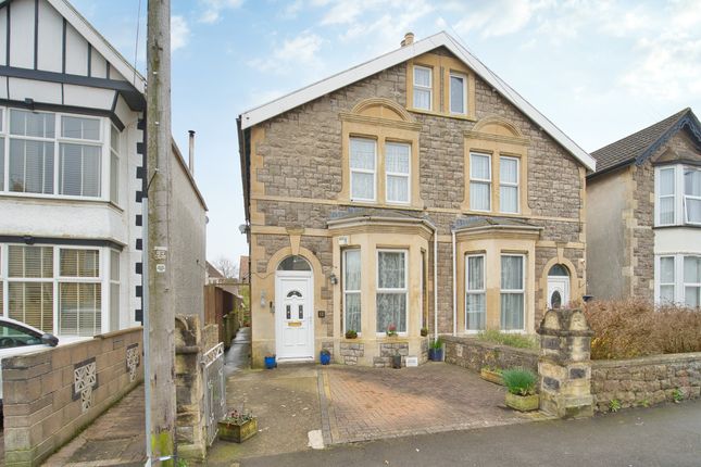 Semi-detached house for sale in Moorland Road, Weston-Super-Mare