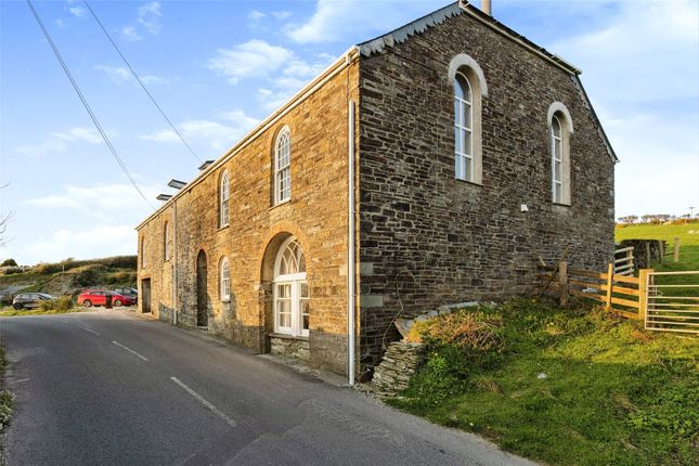 Semi-detached house for sale in Trewarmett, Tintagel, Cornwall