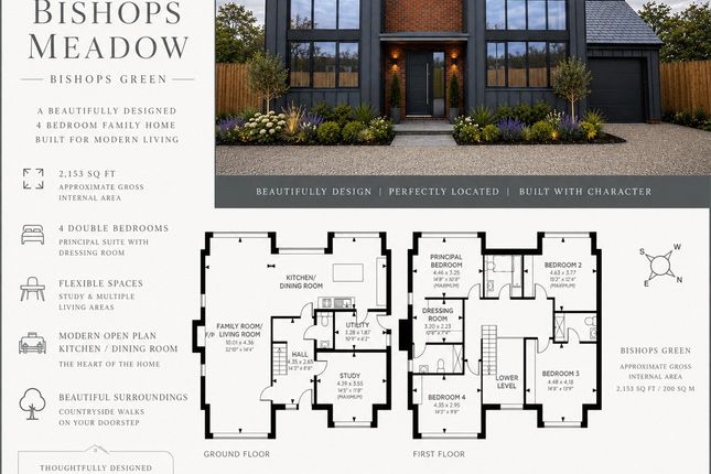 4-bed detached on Bishops Meadow House,, Cleridge Place, Berkshire, £1,150,000