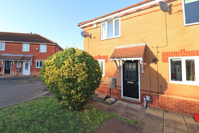 Thumbnail End terrace house to rent in Lily Close, Shortstown, Bedford