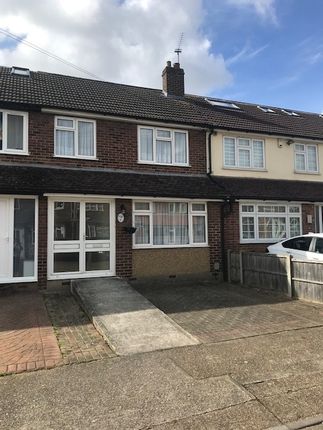 Thumbnail Terraced house to rent in Frinton Road, Collier Row, Romford
