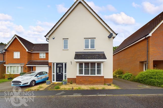Thumbnail Detached house for sale in Blyth's Wood Avenue, Queens Hill, Norwich