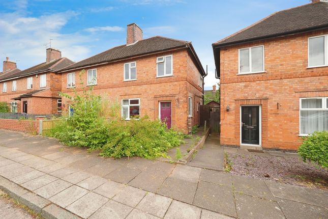 Thumbnail Semi-detached house for sale in Keble Road, Knighton Fields, Leicester