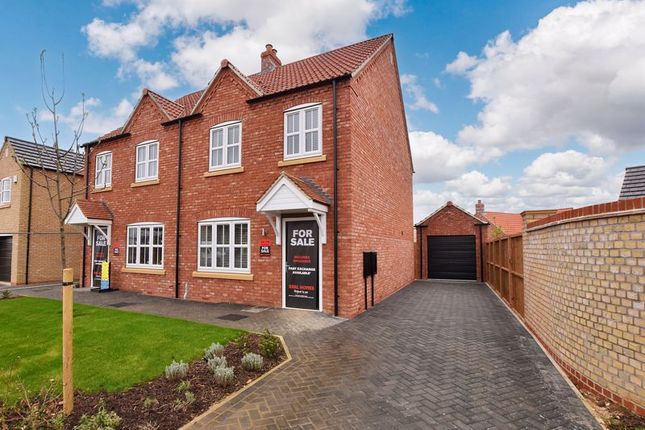 Thumbnail Semi-detached house for sale in Harvey Park, Welton, Lincoln