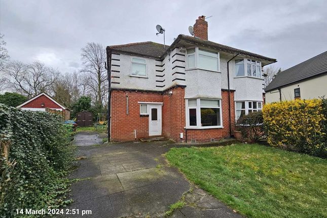 Thumbnail Semi-detached house to rent in Manor Drive, Chorlton Cum Hardy, Manchester
