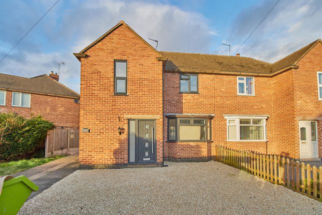 Thumbnail Semi-detached house for sale in Charnwood Road, Barwell, Leicester