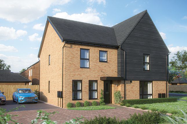 Semi-detached house for sale in "The Magnolia" at Overstone Lane, Overstone, Northampton
