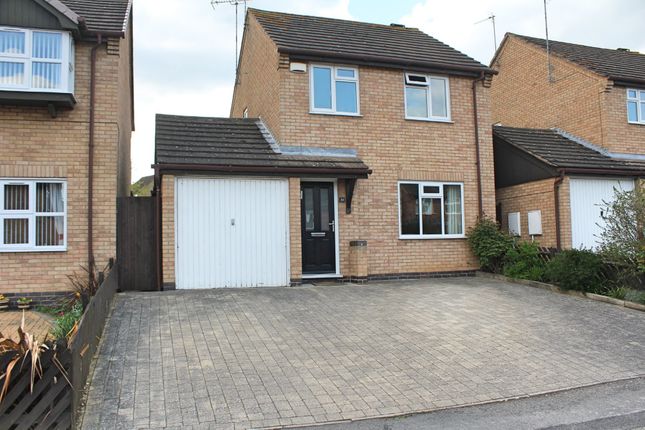 Thumbnail Detached house for sale in Ashurst Close, Wigston, Leicester