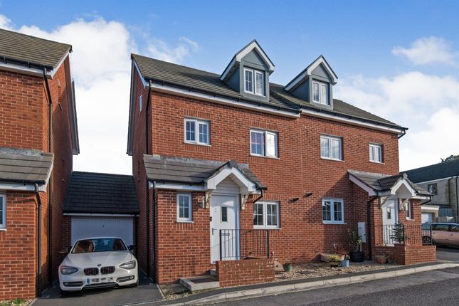 Thumbnail Town house for sale in Charter Road, Axminster