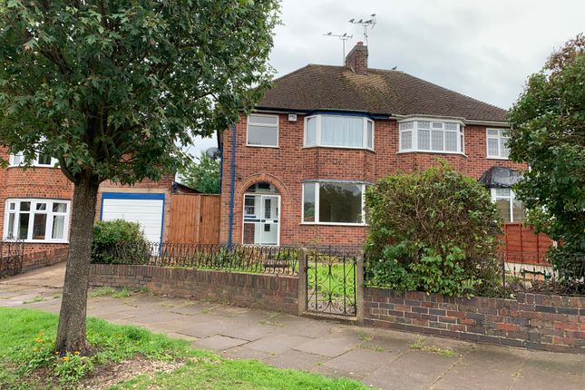 Thumbnail Semi-detached house to rent in Lindfield Road, Western Park, Leicester