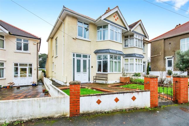 Semi-detached house for sale in Plas Avenue, Llangawsai, Aberystwyth, Ceredigion