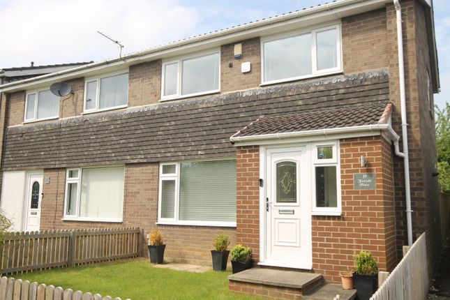 Thumbnail End terrace house for sale in Twizell Place, Ponteland, Newcastle Upon Tyne
