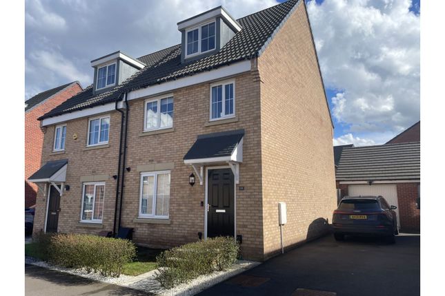 Thumbnail Semi-detached house for sale in Mayfly Road, Northampton