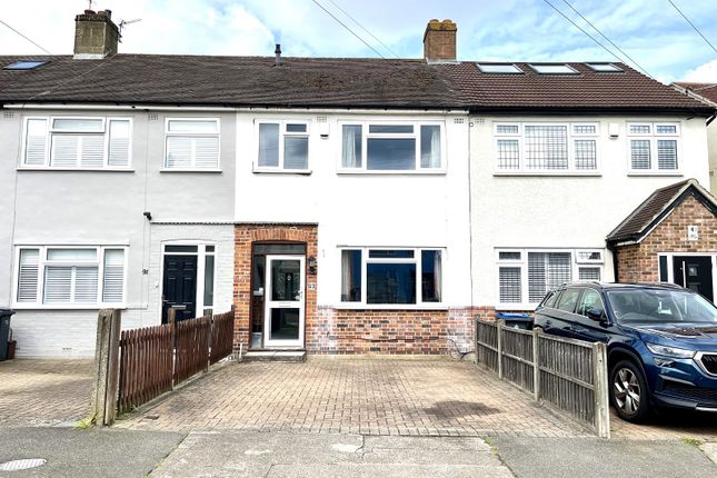 Terraced house for sale in Roebuck Road, Chessington, Surrey.