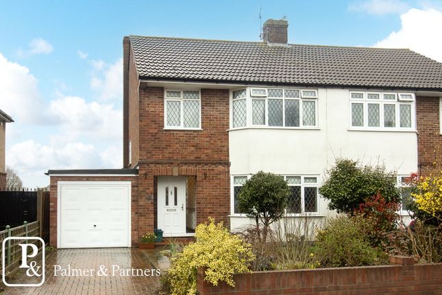 Thumbnail Semi-detached house for sale in Chaucer Way, Poets Corner, Colchester, Essex
