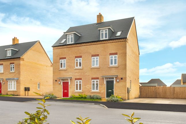 Terraced house for sale in "Greenwood" at Southern Cross, Wixams, Bedford