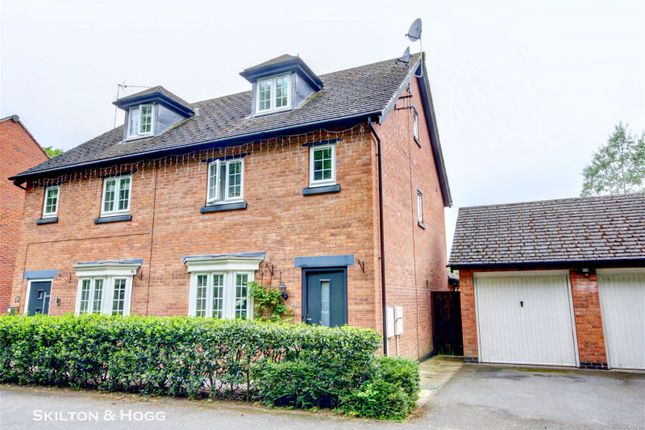 Thumbnail Semi-detached house for sale in Buchanan Road, Rugby