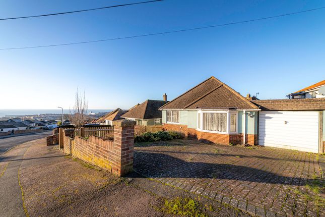 Thumbnail Detached bungalow for sale in Stanbury Crescent, Folkestone