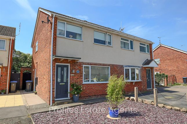 Thumbnail Semi-detached house for sale in Cookes Drive, Broughton Astley, Leicester