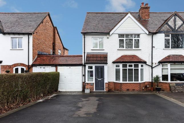 Thumbnail Semi-detached house for sale in Streetsbrook Road, Shirley, Solihull