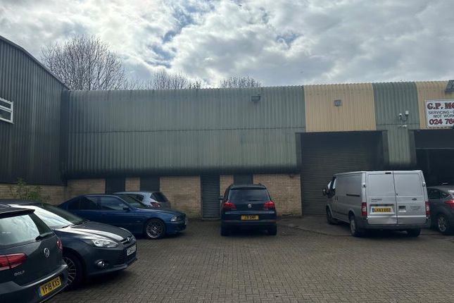 Light industrial to let in Unit 12, Henley Park Industrial Estate, Coventry