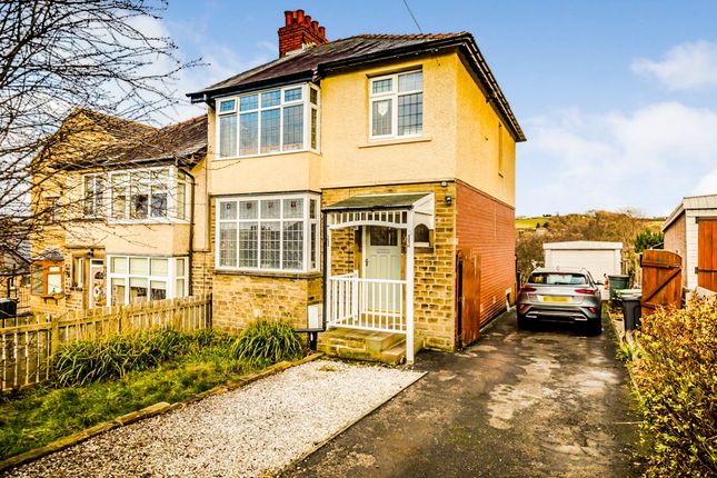 Thumbnail Semi-detached house for sale in Fleminghouse Lane, Almondury, Huddersfield, West Yorkshire