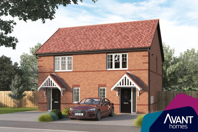 Thumbnail Semi-detached house for sale in "The Berrycliffe" at Eyam Close, Desborough, Kettering