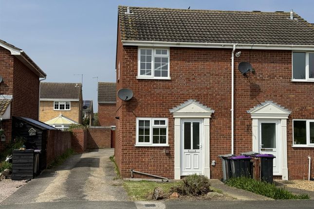 Thumbnail Semi-detached house to rent in Thackers Way, Deeping St. James, Peterborough