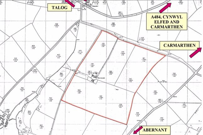 Land for sale in Abernant, Carmarthen