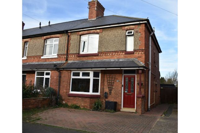 Thumbnail End terrace house for sale in Lesson Road, Northampton